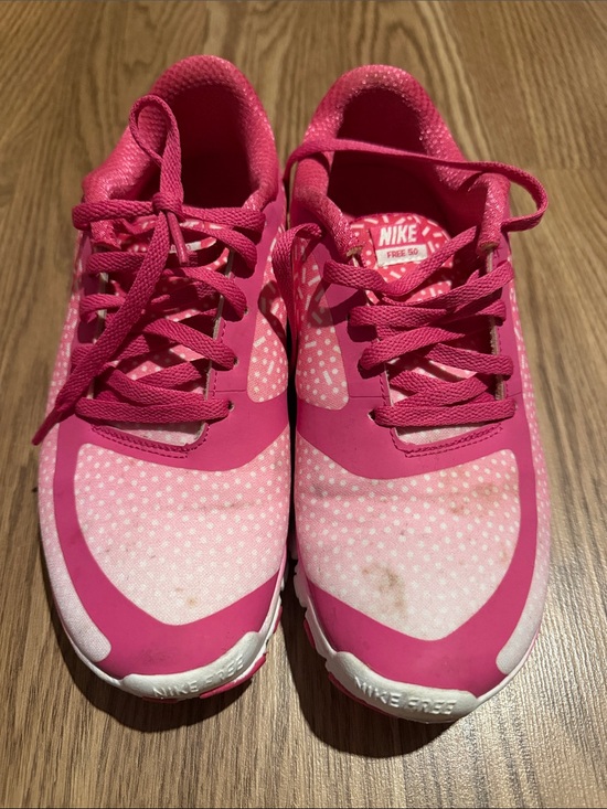 Nike Shoes - Nike FREE 5.0 Pink Polka Dot Running Sneakers. No box.